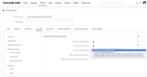 Configure Smart Card Logon for MacOS 